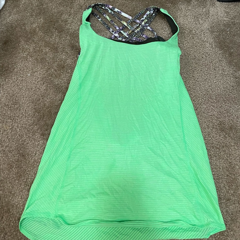 Lulu lemon Tank with built in bra